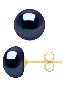 Pearl Addict Kolczyki-wkrętki z perłami tahiti rozmiar: onesize. Żółte kolczyki Pearl Addict, z perłą, złote. Za 199,49 zł.