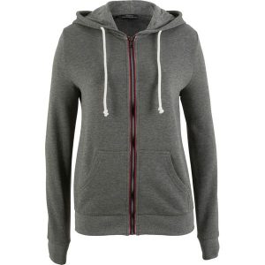Bluza rozpinana bonprix szary melanż. Bluzy marki 4f. Za 44,99 zł.