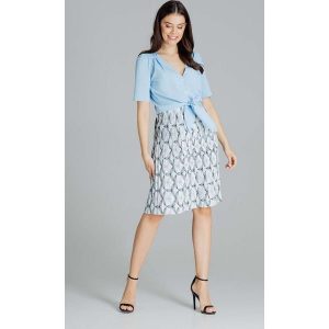 Plisowana Midi Spódnica - Wzór 114. Białe spódnice Figl, m, bez wzorów, z elastanu, midi. Za 189,00 zł.
