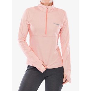 Bluza bez kaptura damska Columbia EU Summit Valley LS Half Zip. Czerwone bluzy Columbia, m, bez wzorów, bez kaptura. Za 282,99 zł.
