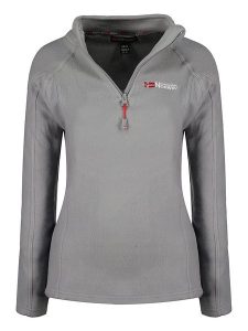 Geographical Norway Bluza polarowa "Tug" w kolorze szarym rozmiar: XXL. Szare bluzy Geographical Norway, xxl, bez wzorów, z polaru, bez kaptura. Za 61,46 zł.
