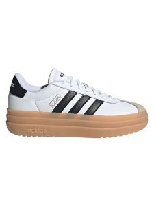 Adidas Skórzane sneakersy "Court Bold" w kolorze biało-czarnym rozmiar: 40 2/3. Białe trampki ADIDAS, bez wzorów, z materiału, bez zapięcia. Za 239,86 zł.