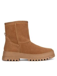 Lasocki Śniegowce ARC-DUNA-02 Brązowy. Brązowe buty zimowe Lasocki, ze skóry, bez obcasa, bez zapięcia. Za 259,99 zł.