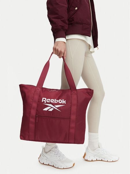 Reebok Torebka CWBEO-RBK-M-013-10 Bordowy. Czerwone shopper bag Reebok, bez wzorów, z materiału, bez dodatków. Za 79,99 zł.