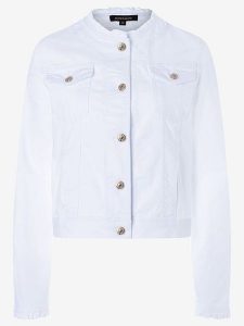 More & More Kurtka dżinsowa w kolorze białym rozmiar: 38. Białe kurtki More & More, bez wzorów, bez kaptura. Za 214,19 zł.