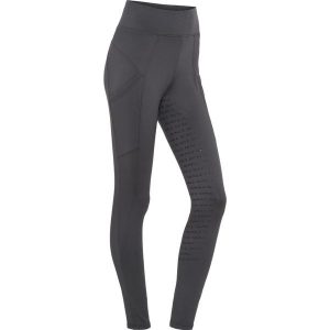 Damskie legginsy jeździeckie z pełną przyczepnością Equipage Vanda. Niebieskie legginsy EQUIPAGE, bez wzorów, z elastanu. Za 369,00 zł.
