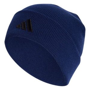Czapka typu beanie New Logo. Czarne czapki ADIDAS, bez wzorów. Za 109,00 zł.