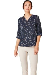 WITT WEIDEN Bluzka w kolorze granatowym rozmiar: 44. Niebieskie bluzki WITT WEIDEN, bez wzorów, bez kołnierzyka, bez ramiączek. Za 69,99 zł.