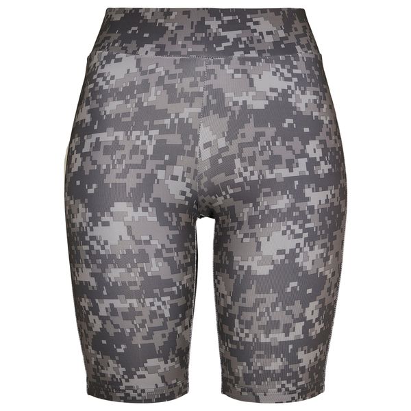 Spodenki kolarskie dla kobiet Urban Classics high waist camo tech. Czarne szorty Urban Classics, bez wzorów, z podwyższonym stanem. Za 140,00 zł.
