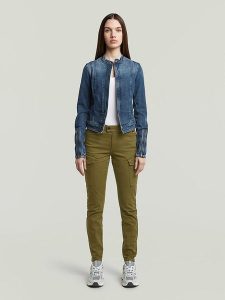 G-Star Bojówki w kolorze khaki rozmiar: W31/L32. Brązowe rurki G-Star. Za 223,99 zł.