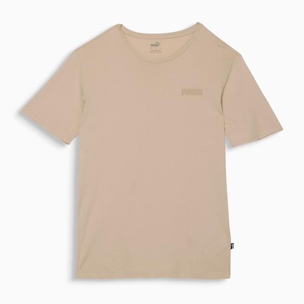 Puma Koszulka Ess Small Logo Boyfriend 68333088. Brązowe koszulki sportowe Puma, bez wzorów, bez ramiączek. Za 73,99 zł.