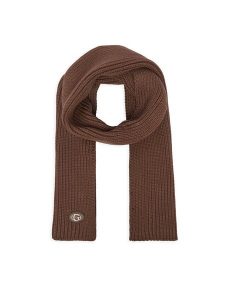 Guess Szalik AW5639 POL03 Brązowy. Brązowe rękawiczki Guess, z aplikacjami, z wiskozy. Za 234,99 zł.