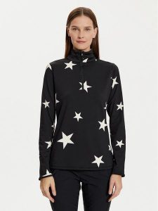 Protest Bluza techniczna Noon 3610744 Czarny Slim Fit. Czarne bluzy Protest, xs, bez wzorów, z syntetyku, bez kaptura. Za 149,99 zł.