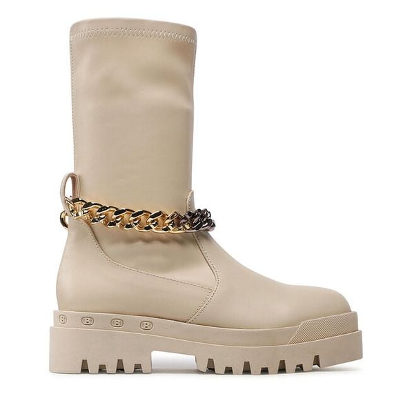 Botki Badura. Brązowe botki Badura, bez wzorów, bez obcasa, na płaskiej podeszwie, bez zapięcia. Za 449,99 zł.