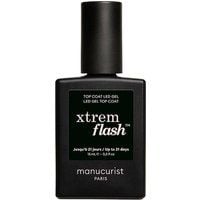 Manucurist - Top Coat Xtrem Flash - Żelowy Top Coat - green Flash Top Coat Xtrem Flash - Dla Kobiet. Zielone topy Manucurist, bez wzorów, bez kołnierzyka, bez ramiączek. Za 109,00 zł.