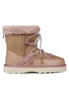 EMU Australia Śniegowce Blurred W12641 Beżowy. Brązowe buty zimowe EMU Australia, ze skóry, bez obcasa, bez zapięcia. Za 899,00 zł.