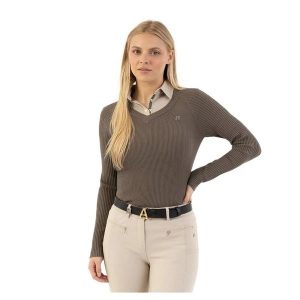 Pull w splot w damski ANKY ATC261303. Brązowe swetry klasyczne ANKY, na zimę, z dzianiny, bez kołnierzyka. Za 388,00 zł.