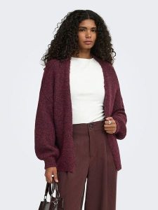 ONLY Kardigan w kolorze bordowym rozmiar: M. Czerwone kardigany ONLY. Za 144,95 zł.