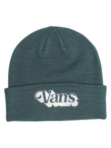 Vans Czapka beanie w kolorze ciemnozielonym rozmiar: onesize. Zielone czapki Vans, bez wzorów, z materiału. Za 69,99 zł.