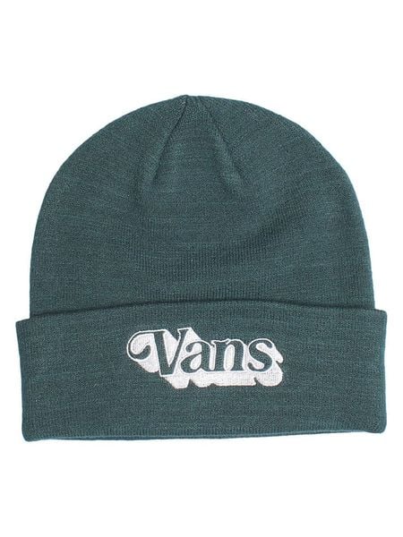 Vans Czapka beanie w kolorze ciemnozielonym rozmiar: onesize. Zielone czapki Vans, bez wzorów, z materiału. Za 95,92 zł.