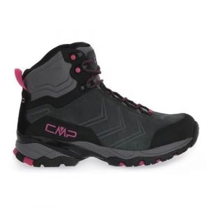 Buty trekkingowe damskie CMP F680 Melnick Mid Trekking. Czarne buty trekkingowe CMP, z materiału, za kostkę, bez zapięcia. W wyprzedaży za 399,99 zł.
