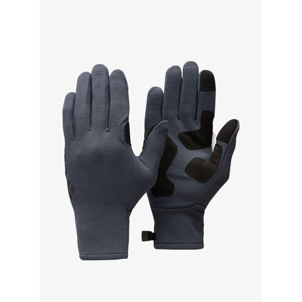 Rękawiczki wełniane Black Diamond Heavyweight Wool Liners. Szare rękawiczki Black Diamond, bez wzorów, z wełny. Za 161,99 zł.