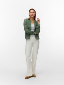Vero Moda Kurtka w kolorze zielonym rozmiar: S. Zielone kurtki Vero Moda, s, bez wzorów, z bawełny, bez kaptura. Za 118,28 zł.