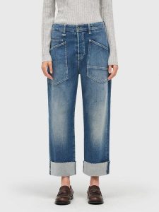 MAC Dżinsy - Baggy fit - w kolorze niebieskim rozmiar: 34. Niebieskie jeansy MAC, z aplikacjami, z podwyższonym stanem. Za 295,99 zł.