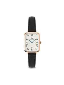 Daniel Wellington Zegarek Quadro Sterling Roman Numerals DW00100862 Czarny. Czarne, analogowe zegarki Daniel Wellington. Za 709,99 zł.