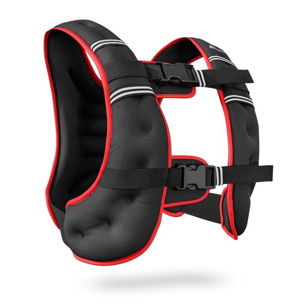 Kamizelka obciążeniowa 10 kg Hop-Sport HS-010WW. Czarne kamizelki HOP-SPORT, uniwersalny, bez wzorów, z neoprenu, bez kołnierzyka, bez ramiączek, bez kaptura. Za 196,00 zł.