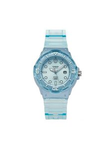 Casio Zegarek Lady Translucent LRW-200HS-2EVEF Błękitny. Niebieskie, analogowe zegarki Casio. Za 179,99 zł.