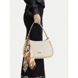 Torebka Just Cavalli. Białe torebki klasyczne Just Cavalli, bez wzorów, bez dodatków. Za 650,99 zł.