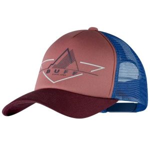 Czapka z daszkiem Unisex Buff Trucker Cap. Czerwone czapki Buff, bez wzorów, z materiału, sportowe. Za 119,99 zł.