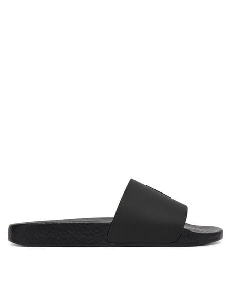 Polo Ralph Lauren Klapki 804973925002 Czarny. Czarne klapki Polo Ralph Lauren, bez wzorów, z syntetyku, bez obcasa. Za 242,99 zł.