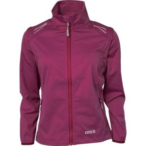 Damska wodoodporna kurtka softshell Pro-X Elements Hellen. Czerwone kurtki PRO-X ELEMENTS, bez wzorów, z softshellu, bez kaptura. Za 446,50 zł.