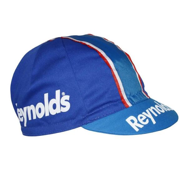 Czapka rowerowa Gist Equipe Vintage Reynolds. Niebieskie czapki GIST, bez wzorów, z materiału, retro. Za 114,72 zł.