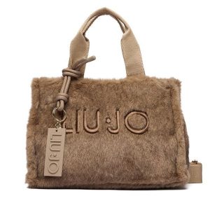 Torebka Liu Jo. Brązowe shopper bag Liu Jo, bez wzorów, bez dodatków. Za 469,99 zł.