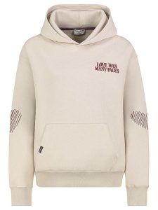 Sublevel Bluza w kolorze kremowym rozmiar: M. Brązowe bluzy Sublevel, m, bez wzorów, z kapturem. Za 166,88 zł.