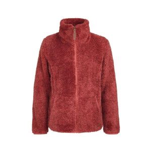 Bluza damska Protest RIRI full zip top. Czerwone bluzy Protest, na zimę, xs, bez wzorów, z polaru, bez kaptura. Za 299,99 zł.