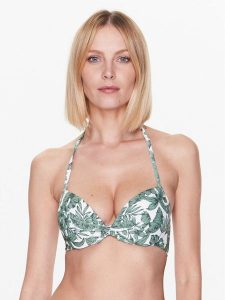 TWINSET Góra od bikini 231LMMB44 Zielony. Zielone bikini Twinset, bez wzorów, z syntetyku. Za 249,99 zł.