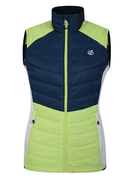 Dare 2b Kamizelka hybrydowa "Culmination" w kolorze granatowo-zielonym rozmiar: 40. Niebieskie kamizelki Dare 2b, bez wzorów, bez kołnierzyka, bez ramiączek, bez kaptura. Za 189,95 zł.