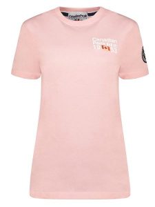 Canadian Peak Koszulka "Jarofeak" w kolorze jasnoróżowym rozmiar: XL. Różowe bluzki Canadian Peak, xl, bez wzorów, z bawełny, bez kołnierzyka, bez ramiączek. Za 39,49 zł.