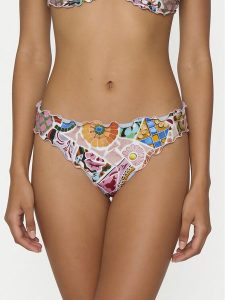 Seafolly Dół od bikini Beach Bohème 40758-300 Różowy. Czerwone bikini Seafolly, bez wzorów, z syntetyku. Za 339,99 zł.