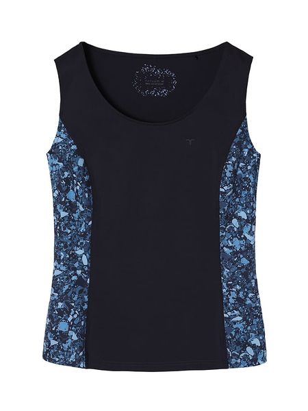 TATUUM Top w kolorze granatowym rozmiar: XL. Niebieskie topy Tatuum, xl, bez wzorów, bez kołnierzyka, bez ramiączek. Za 52,79 zł.