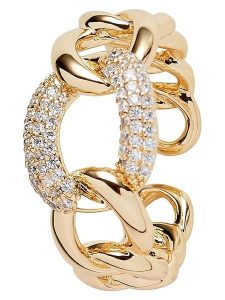 U.S. Polo Assn. Pozłacany pierścionek z kryształami rozmiar: 54,5. Żółte pierścionki U.S. Polo Assn., z kryształem, metalowe. Za 95,99 zł.