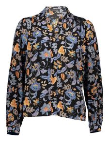 More & More Bluzka w kolorze niebieskim ze wzorem rozmiar: 38. Niebieskie bluzki More & More, bez wzorów, z wiskozy, bez kołnierzyka, bez ramiączek. Za 69,75 zł.