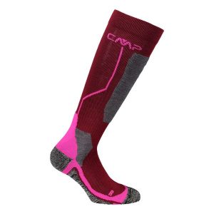 Skarpety narciarskie CMP SKI SOCK WOOL wełniane ocieplane antybakteryjne. Brązowe skarpetki CMP, bez wzorów, z wełny. Za 164,50 zł.