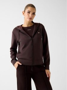 Guess Kardigan 164823 Brązowy Classic Fit. Brązowe kardigany Guess. Za 399,99 zł.