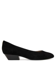 LAUREN RALPH LAUREN Czółenka Weslee 802P15819001 Czarny. Czarne czółenka Lauren Ralph Lauren, bez wzorów, ze skóry, bez obcasa, bez zapięcia. Za 729,99 zł.