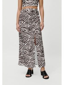 LeGer Spódnica "Manja" w kolorze brązowo-kremowym rozmiar: 36. Brązowe spódnice LeGer, na co dzień, bez wzorów, maxi. Za 121,99 zł.